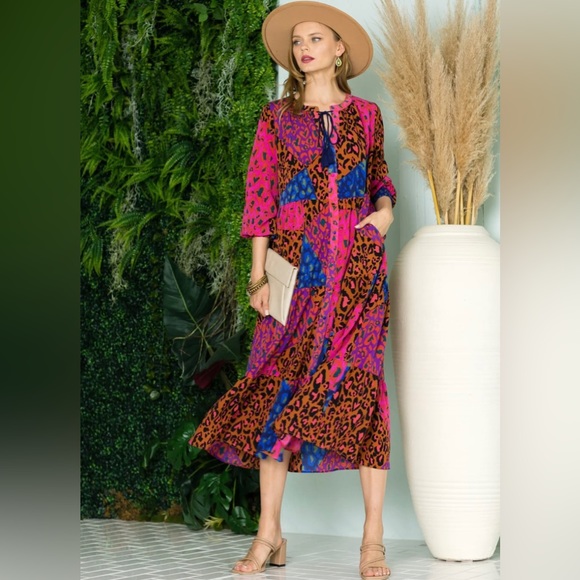 🔥Joh Apparel🔥Waldina Printed dress. - Picture 3 of 4